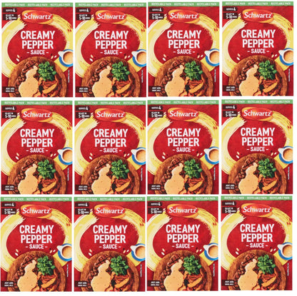 12 x Schwartz Creamy Pepper Sauce Mix 25G