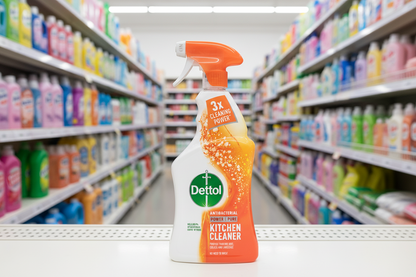 6 x Dettol Power & Pure Spray Kitchen  - 750ML