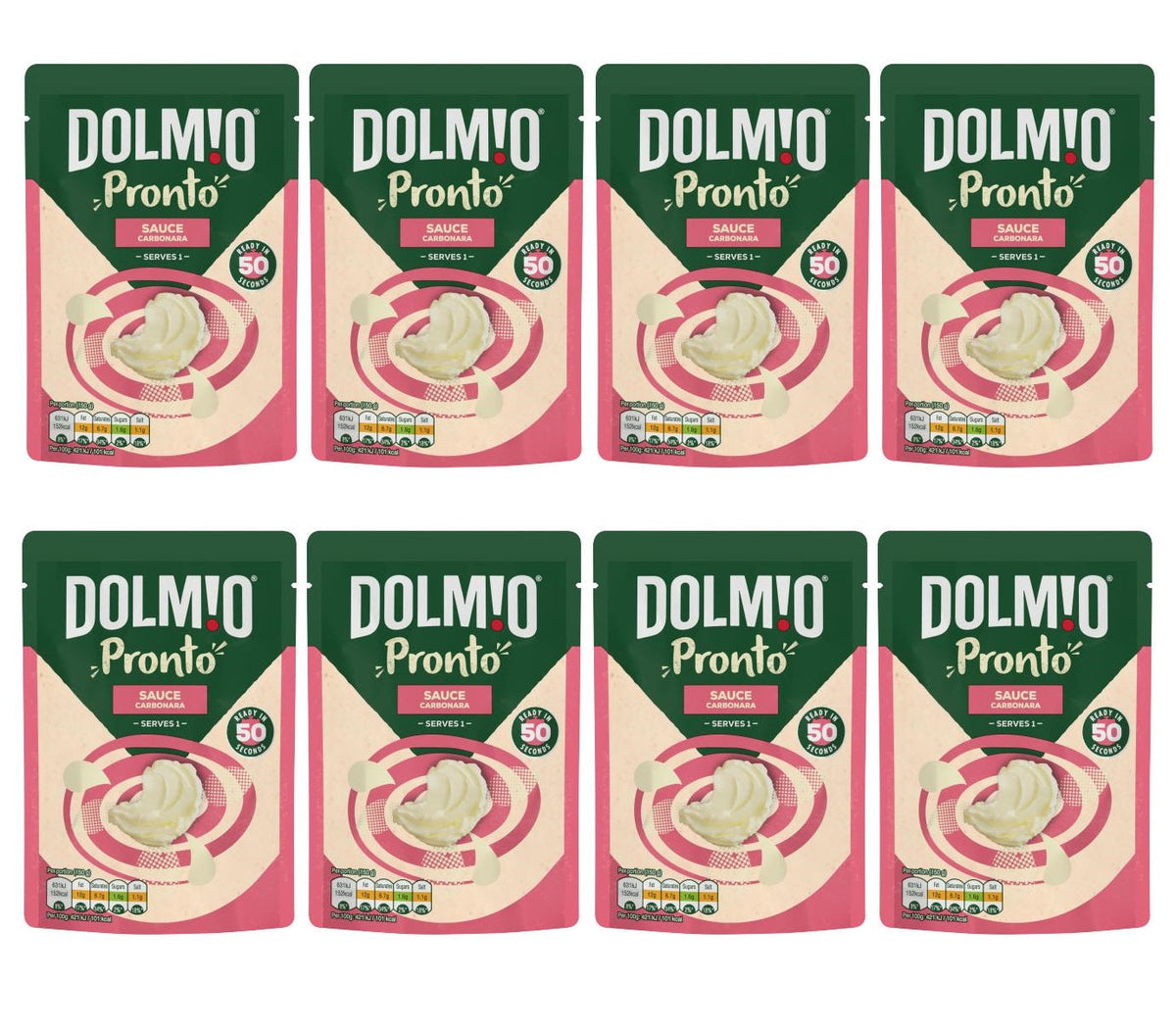 8 x Dolmio Express Carbonara Pasta Sauce 150G