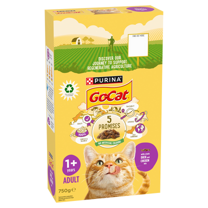 5 x Go Cat Chicken & Duck - 750GM
