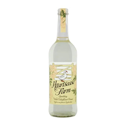 6 x Heartsease Farm Sparkling Elderflower Water - 750ml