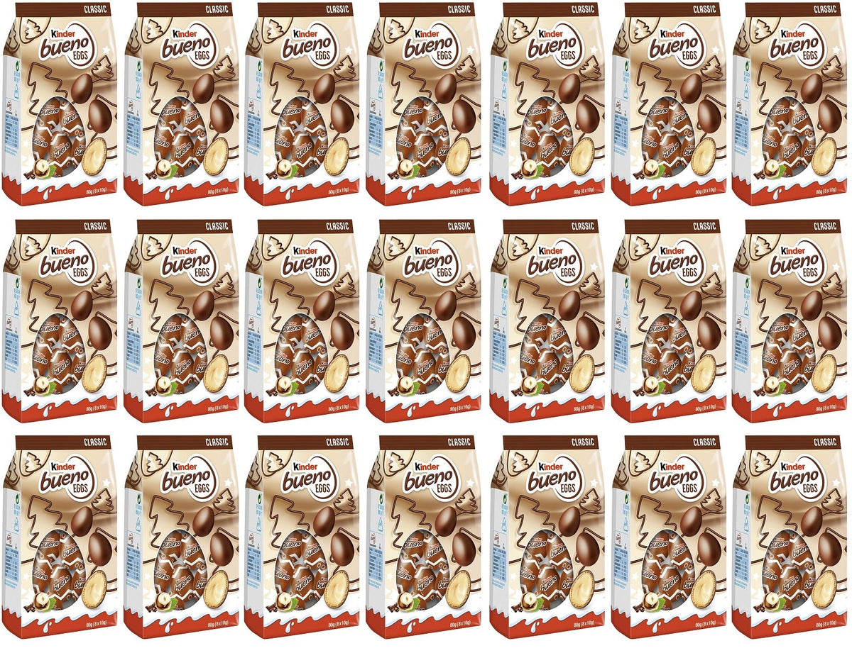 21 x Kinder Bueno Eggs Xmas - 80GM