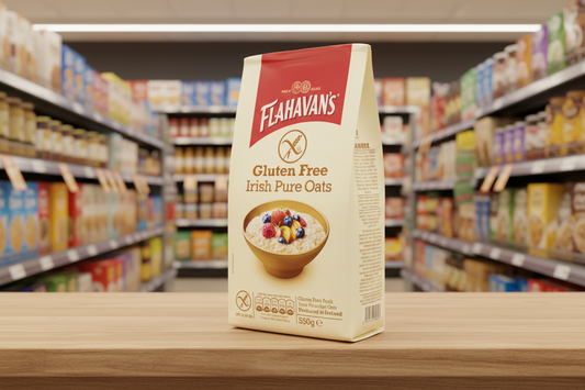 12 x Flahavan's Gluten Free Irish Pure Oats 550G