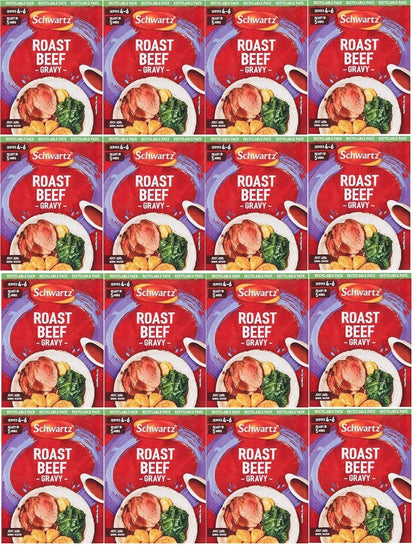 12 x Schwartz Roast Beef Gravy Sachet 27G