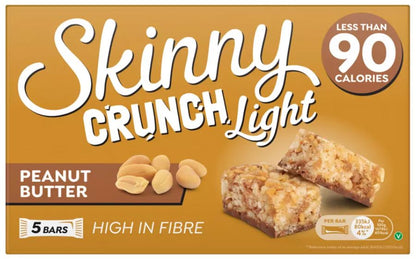 10 X Skinny Crunch Peanut Butter 5X20G