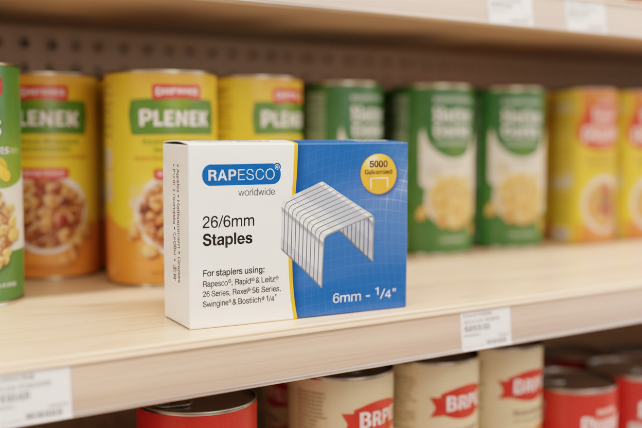 Rapesco Staples 26/6Mm 5000 Galvanised