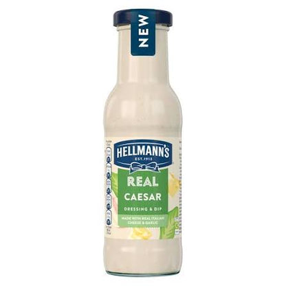 6 x Hellmann's  Salad Dressing & Dip Real Caesar 250 Ml