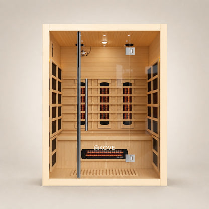 KOVE Full Spectrum Infrared Sauna – 3 Person
