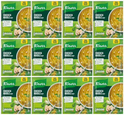 12 x Knorr Chicken Noodle Soup 43G