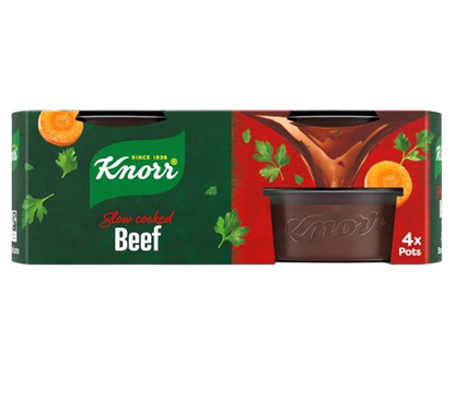 8 x Knorr Stock Pots Gel Beef 4'S