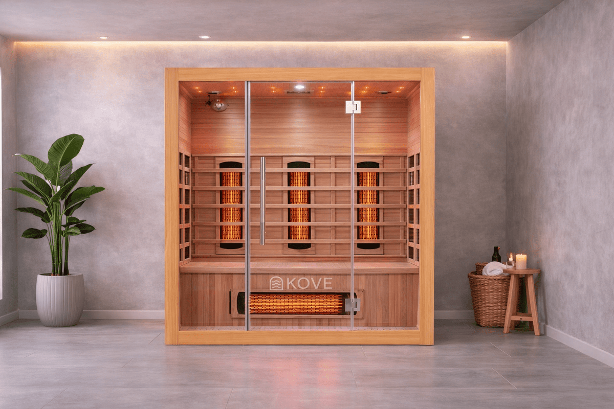 KOVE Full Spectrum Infrared Sauna – 3 Person
