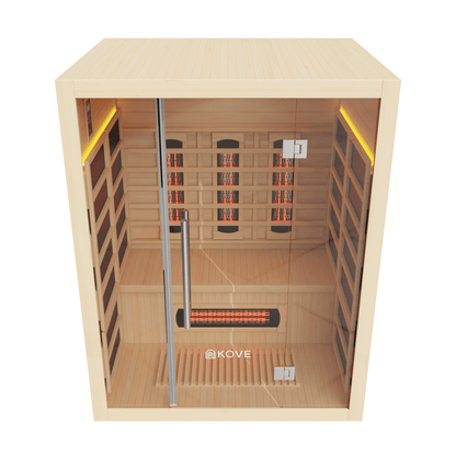 KOVE Full Spectrum Infrared Sauna – 3 Person