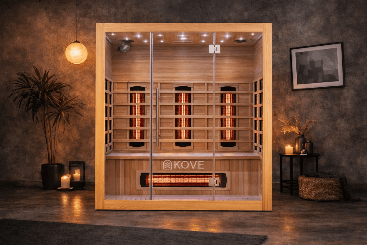 KOVE Full Spectrum Infrared Sauna – 3 Person