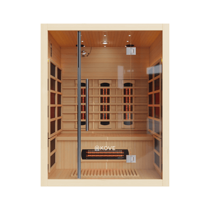 KOVE Full Spectrum Infrared Sauna – 3 Person