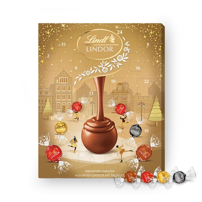 8 x Lindt Assorted Gold Advent Calendar - 233GM