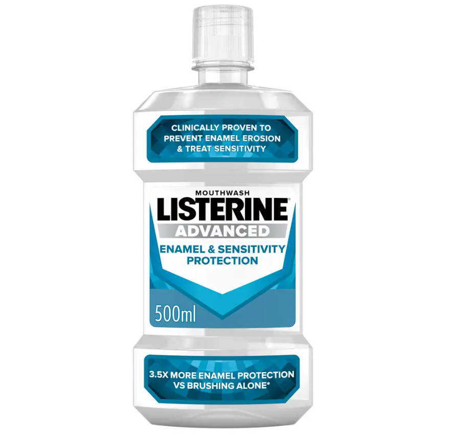 6 x Listerine Advanced Enamel & Sensitivity Protection - 500ML