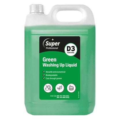 Super Professional Green Washing Up Liquid
