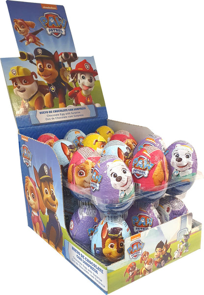 24 x Paw Patrol Chocolate Eggs 20Gm
