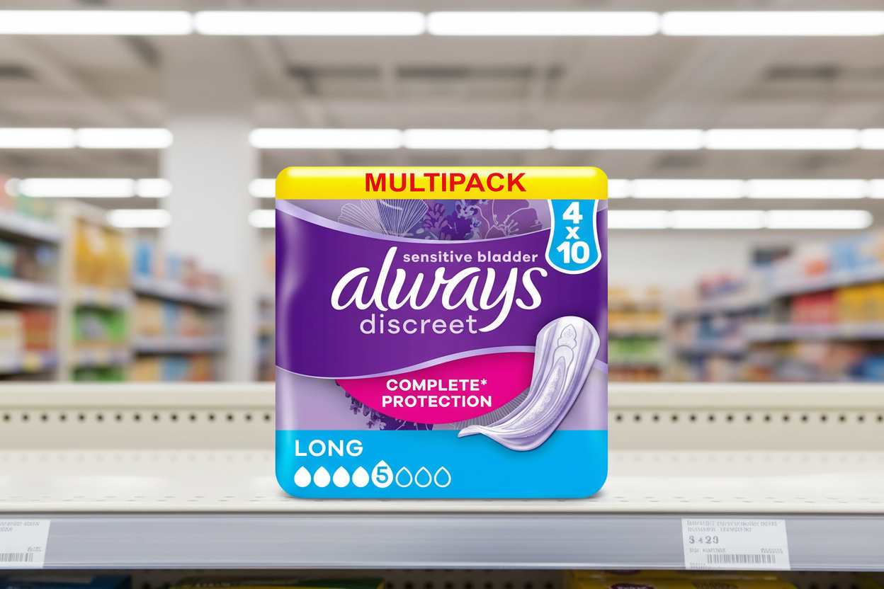 4 x Always Discreet Long Order - 10 PACK