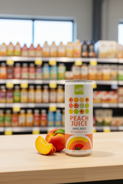 12 x ALO Peach Juice with Pulp - 320ml