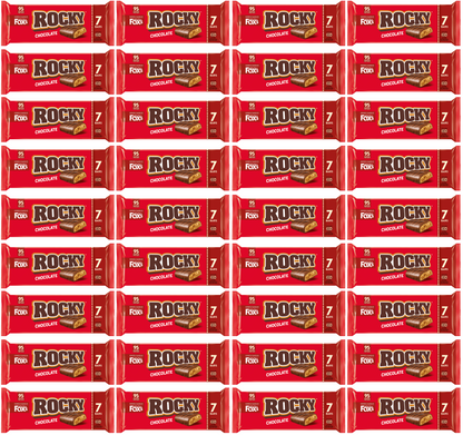 36 x Foxs Rocky Chocolate 7pk - 7 PACK