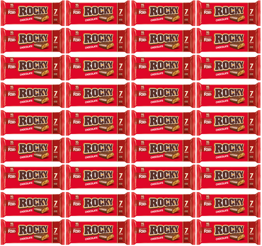 36 x Foxs Rocky Chocolate 7pk - 7 PACK