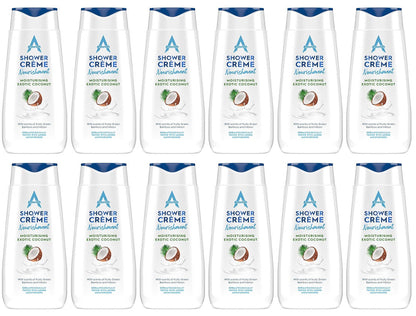 12 x Astonish Crème Shower Coconut - 400ML