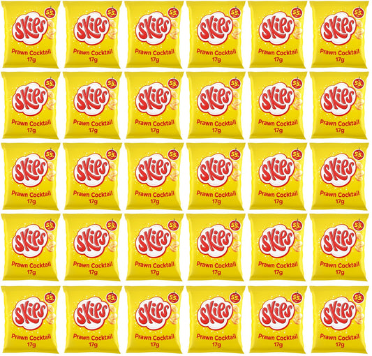 30 x Kp Skips Prawn Cocktail - 17GM