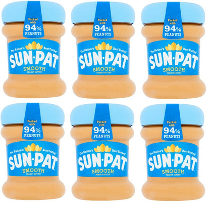 6 x Sunpat Peanut Butter Smooth 200Gm