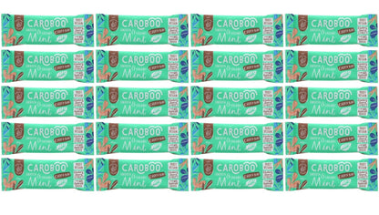 20 x Caroboo Mint Carob Choc Bar - 35g
