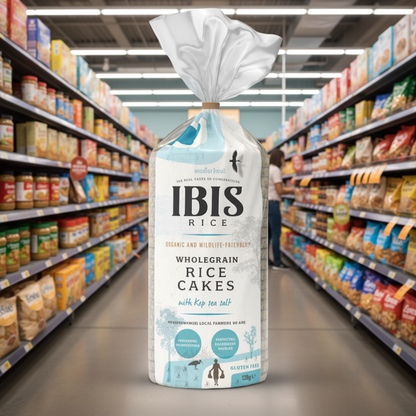 Ibis Wholegrain Rice Cake Kep sea salt - 130g