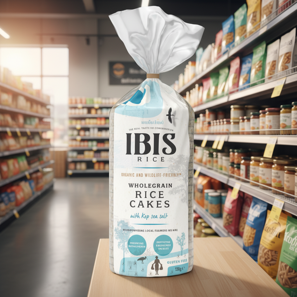 Ibis Wholegrain Rice Cake Kep sea salt - 130g