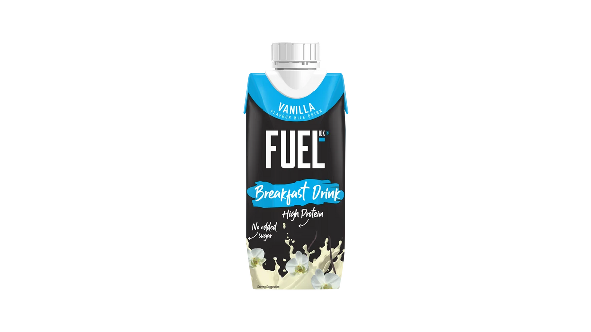 8 x Fuel10k Breakfast Drink Vanilla - 330ML